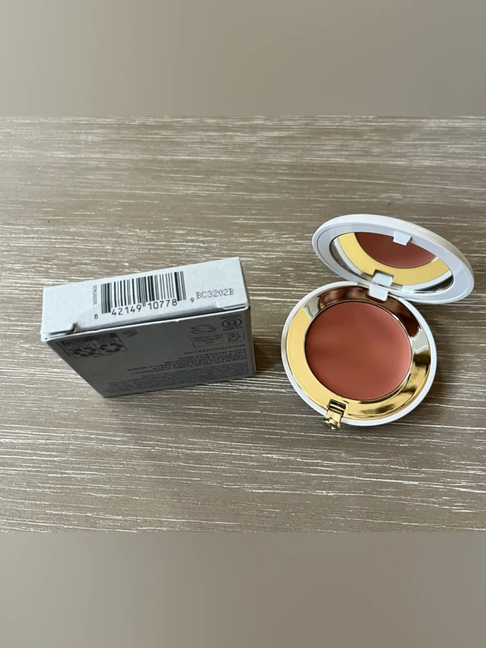 Beautycounter Cheeky Clean Cream Blush in Chai Full Size 0.15 oz - Picture 5 of 9